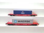 Fleischmann H0 - 5245K - Modeltrein goederenwagon (2) - 2, Hobby en Vrije tijd, Modeltreinen | H0, Nieuw