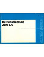 1971 AUDI 100 INSTRUCTIEBOEKJE DUITS