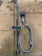 Bossini glijstang 70 cm chroom met gladde slang en, Ophalen of Verzenden, Nieuw, Chroom, Douche