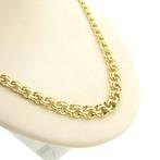 Gouden Prince of Wales schakelketting | 47,5 cm, Sieraden, Tassen en Uiterlijk, Kettingen, Ophalen of Verzenden, Gebruikt, Overige kleuren