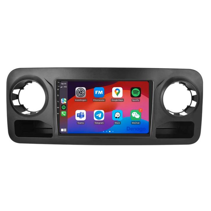 Mercedes Sprinter CarPlay autoradio 2018 t/m 2023 Denago, Auto diversen, Autoradio's, Ophalen of Verzenden