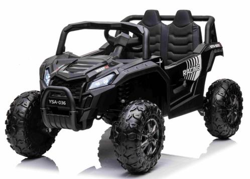 Kinderauto, DUNE BUGGY zwart, 4WD, leder, RC, NIEUW!!, Kinderen en Baby's, Speelgoed | Buiten | Accuvoertuigen, Nieuw, Ophalen of Verzenden