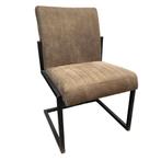 Eetkamerstoel Ricardo | Taupe | Microvezel stof, Huis en Inrichting, Stoelen, Ophalen, Nieuw, Industrieel