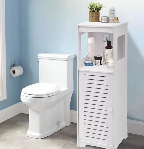 Staande Badkamer Opbergkast – Compacte PVC Organizer 28×25×9, Huis en Inrichting, Kasten | Buffetkasten, Nieuw, Verzenden