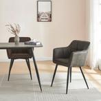 Eetkamerstoel Birmingham set van 4 fauteuils 81x57x53 cm don, Verzenden, Nieuw