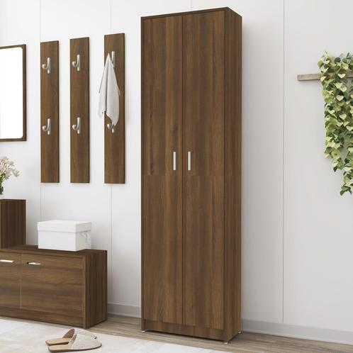 vidaXL Gangkast 55x25x189 cm bewerkt hout bruin eikenkleur, Huis en Inrichting, Kasten | Kledingkasten, Nieuw, Verzenden