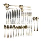 Verzilverd Gero puntfilet bestek