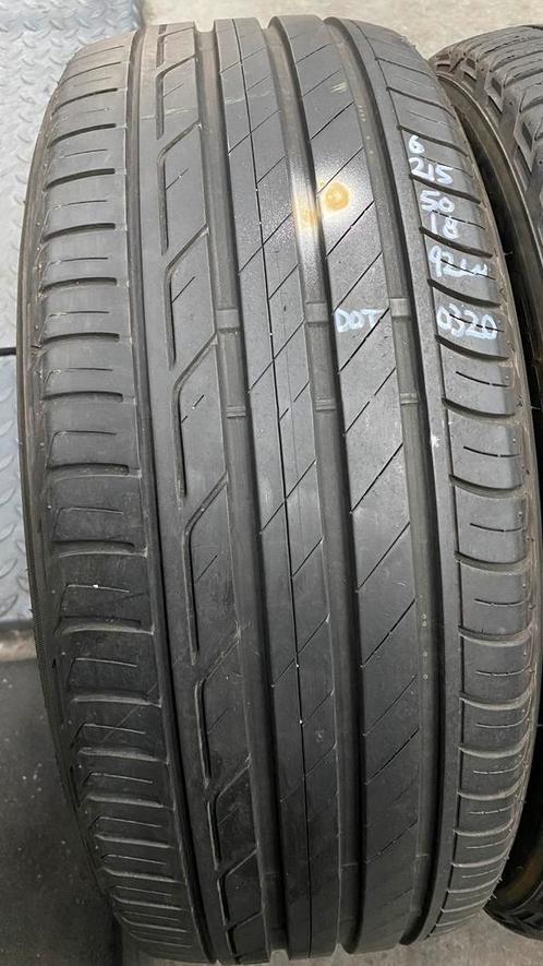 215/50/18 92W Bridgestone Turanza T001 6/5,3mm profiel, Auto-onderdelen, Banden en Velgen, 18 inch, Erkend duurzaam, Zomerbanden