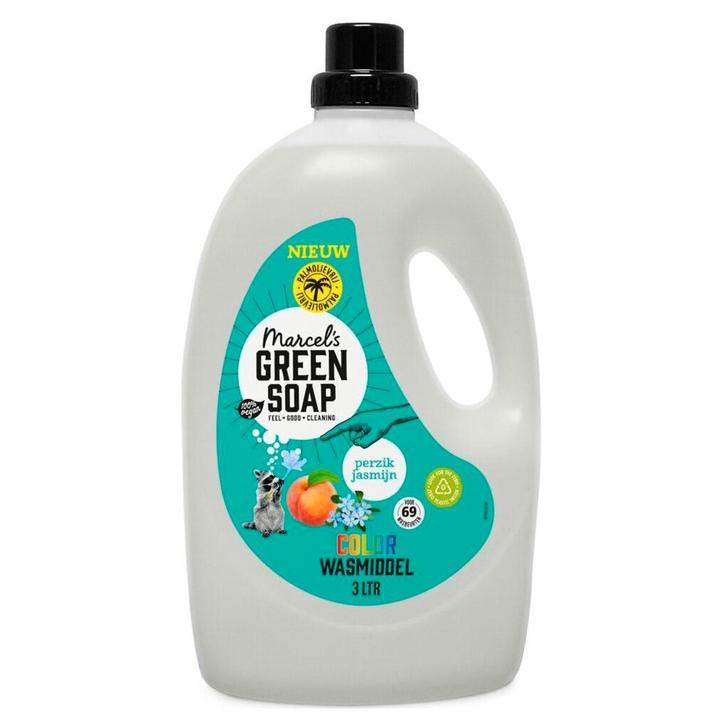 Marcels Green Soap Perzik & Jasmijn Color Wasmiddel, Huis en Inrichting, Schoonmaakartikelen, Verzenden