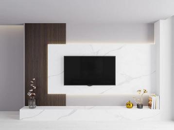 ISODECO Wandpaneel Hoogglans Calacatta Statuario Wit beschikbaar voor biedingen
