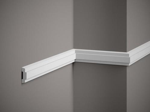 Plint MD317 (45 x 15 mm), HDPS, lengte 2 m, Doe-het-zelf en Verbouw, Plinten en Afwerking, Nieuw, Ophalen of Verzenden