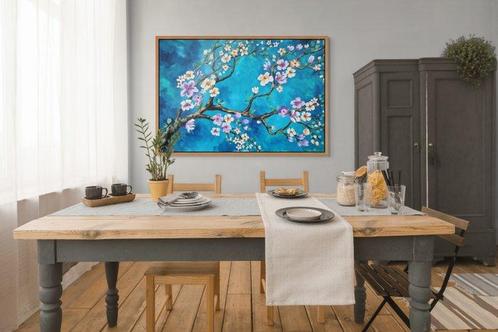 Irina Morisch - Turquoise forest Nr.5 -XXL-, Antiek en Kunst, Kunst | Schilderijen | Modern