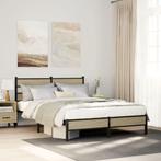 vidaXL Bedframe zonder matras hout sonoma eikenkleurig, Huis en Inrichting, Slaapkamer | Bedden, Bruin, Verzenden, 200 cm, 160 cm