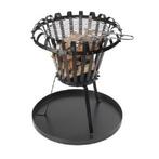 Vuurkorf | Perel | Ø 50 x 53.5 cm (Asplaat, Grilplaat), Tuin en Terras, Verzenden, Nieuw