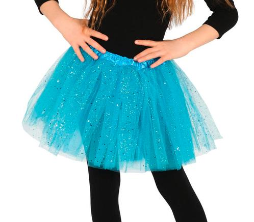 Blauwe Tutu Kind 31cm, Hobby en Vrije tijd, Feestartikelen, Nieuw, Verzenden
