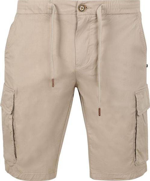 No Excess Short Stretch Cargo Beige maat L Heren, Kleding | Heren, Broeken en Pantalons, Beige, Nieuw, Maat 52/54 (L), Verzenden