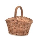 Rieten mandje 19x14cm, Nieuw