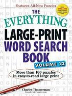 The Everything Large-Print Word Search Book, Vo. Timmer, Hobby en Vrije tijd, Zo goed als nieuw, Verzenden