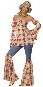 1970s vintage hippiepak, Kleding | Dames, Carnavalskleding en Feestkleding, Ophalen of Verzenden, Nieuw