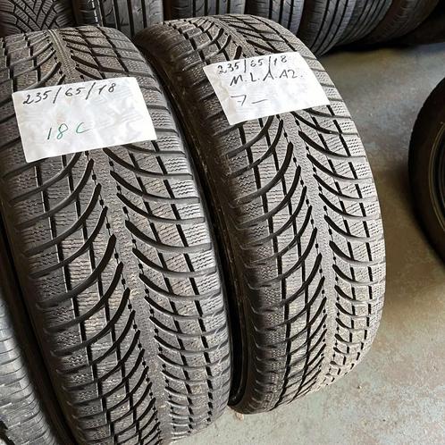 2 x Michelin Latitude Alpin 235-65-18 Winterbanden 5mm, Auto-onderdelen, Banden en Velgen, 18 inch, Winterbanden, 235 mm, Terreinwagen