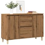 vidaXL Dressoir 102x35x70 cm bewerkt hout artisanaal, Huis en Inrichting, Kasten | Dressoirs, Verzenden, Nieuw, Overige houtsoorten