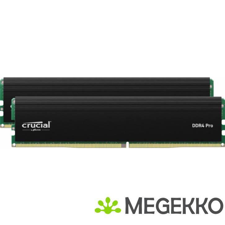 Crucial DDR4 PRO 2x16GB 3200, Computers en Software, RAM geheugen, Nieuw, Verzenden