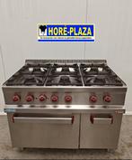 Horeca gasfornuis 6-pits met ingebouwde gas oven, Zakelijke goederen, Gebruikt, Fornuis, Frituur en Grillen