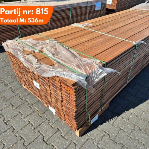 Vlonderplank Bangkirai 3650x145x21mm, Tuin en Terras, Terrasdelen en Vlonders, Ophalen of Verzenden