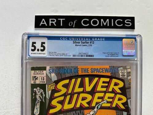 The Silver Surfer #13 - CGC 4.5 - Origin and 1st appearance, Boeken, Strips | Comics
