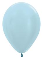 Ballonnen Pearl Blue 30cm 50st, Verzenden, Nieuw