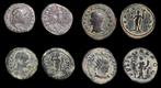 Romeinse Rijk Lot of 3 Roman Bronze Coins, Vitellius, Postzegels en Munten