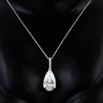 Zonder Minimumprijs - Ketting met hanger - 14 karaat Witgoud