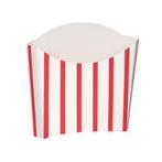 Snackbakje Rood Gestreept 9,9cm 8st, Verzenden, Nieuw