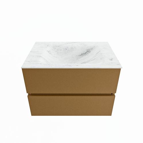 MONDIAZ VICA-DLUX 70cm badmeubel onderkast Oro 2 lades., Doe-het-zelf en Verbouw, Sanitair, Bad, Nieuw, Ophalen of Verzenden