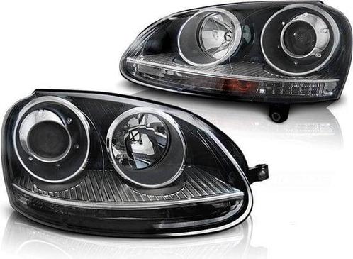 Koplampen VW GOLF 5 10 03-09 GTI ZWART, Auto-onderdelen, Verlichting, Nieuw, Ophalen of Verzenden