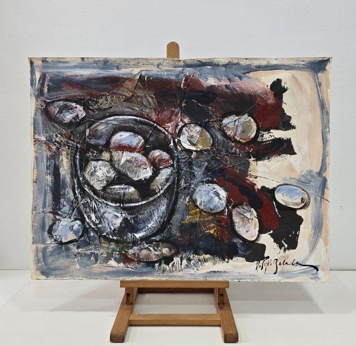 Manel Pujol Baladas (1947) - Piedras del alma, Antiek en Kunst, Kunst | Schilderijen | Modern
