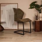 Eetkamerstoel Peter - Groen - Microvezel, Huis en Inrichting, Stoelen, Verzenden, Nieuw