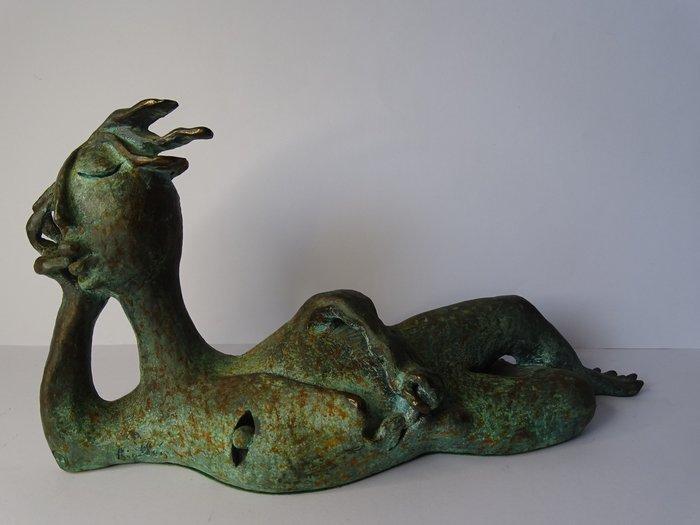 Juan Garcia Ripolles (1932) - Lying Woman - bronce, Antiek en Kunst, Kunst | Designobjecten