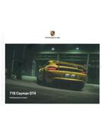 2021 PORSCHE 718 CAYMAN GT4 HARDCOVER BROCHURE PORTUGEES, Nieuw, Porsche, Author
