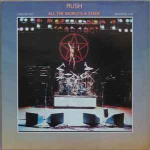 LP gebruikt - Rush - All The Worlds A Stage, Cd's en Dvd's, Vinyl | Hardrock en Metal, Zo goed als nieuw, Verzenden
