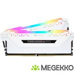 Corsair DDR4 Vengeance RGB Pro 2x8GB 3000 White, Computers en Software, RAM geheugen, Verzenden, Nieuw