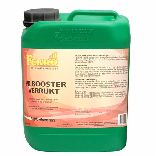 Ferro PK Booster Verrijkt 5 ltr, Tuin en Terras, Plantenvoeding, Nieuw, Ophalen of Verzenden