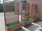 Hoge houten plantenbakken 100x40x54 en 100x40x72cm hoog!, Tuin en Terras, Bloembakken en Plantenbakken, 100 cm of meer, Nieuw