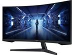 Samsung Odyssey Gaming Monitor G5 34 inch (C34G55TWWP) Zwart, Verzenden, Zo goed als nieuw