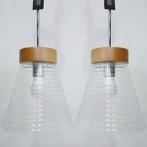 Seed Design - Plafondlamp (2) - Rille 28 - Glas, Hout, Antiek en Kunst