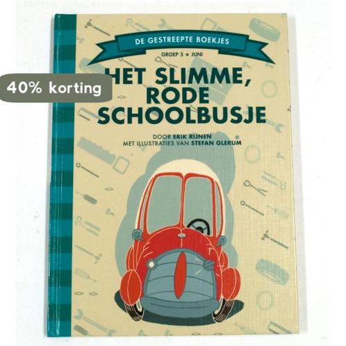 Het slimme rode schoolbusje / De Gestreepte Boekjes, Boeken, Kinderboeken | Kleuters, Zo goed als nieuw, Verzenden