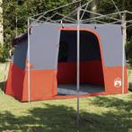vidaXL Tent met dak Anders Grijs en Oranje en Zwart, Caravans en Kamperen, Tenten, Verzenden, Nieuw