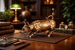 sculptuur, Bronzen Wall Street Bull – symbool van kracht en