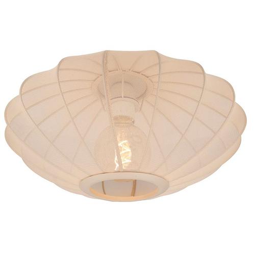 Beige plafonnière modern, Corina, Huis en Inrichting, Lampen | Plafondlampen, Nieuw, Stof, Ophalen of Verzenden