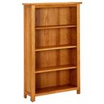 vidaXL Boekenkast met 4 schappen 70x22x110 cm massief, Verzenden, 100 tot 150 cm, Nieuw, 50 tot 100 cm